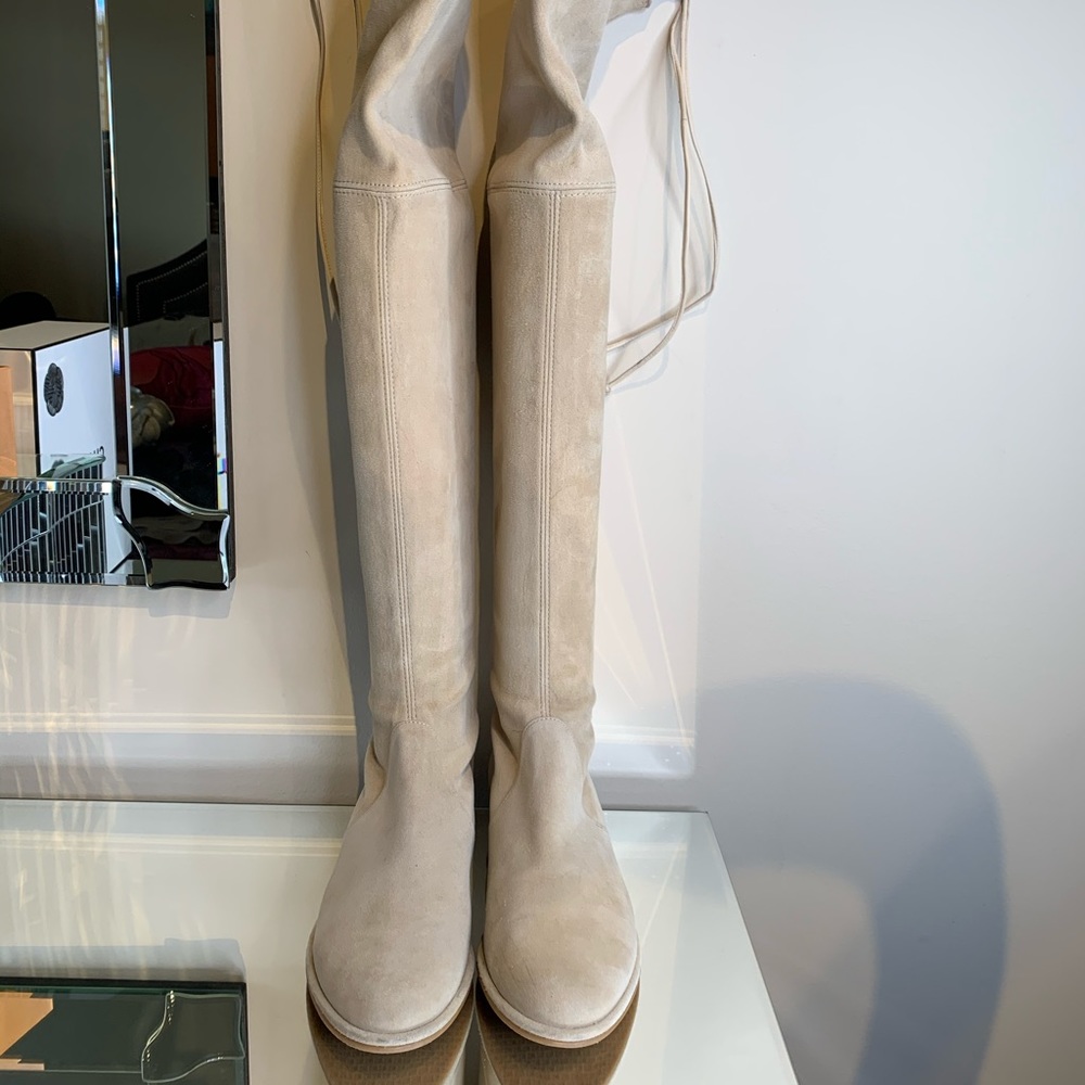 Stuart Weitzman Lowland In Buff - Picture 4 of 13